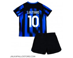 Inter Milan Lautaro Martinez #10 Kotipaita Lapsille 2023-24 Lyhythihainen (+ shortsit)